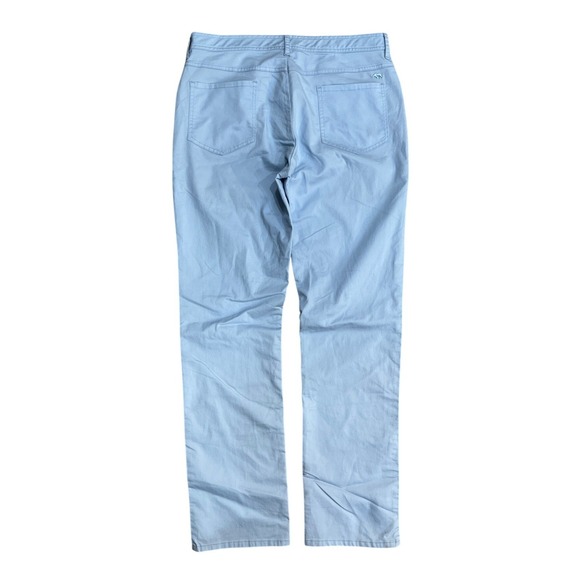 Onward Reserve Mens Light Blue Chino Pants Flat Front Straight Leg Size 33x32 - Picture 5 of 9